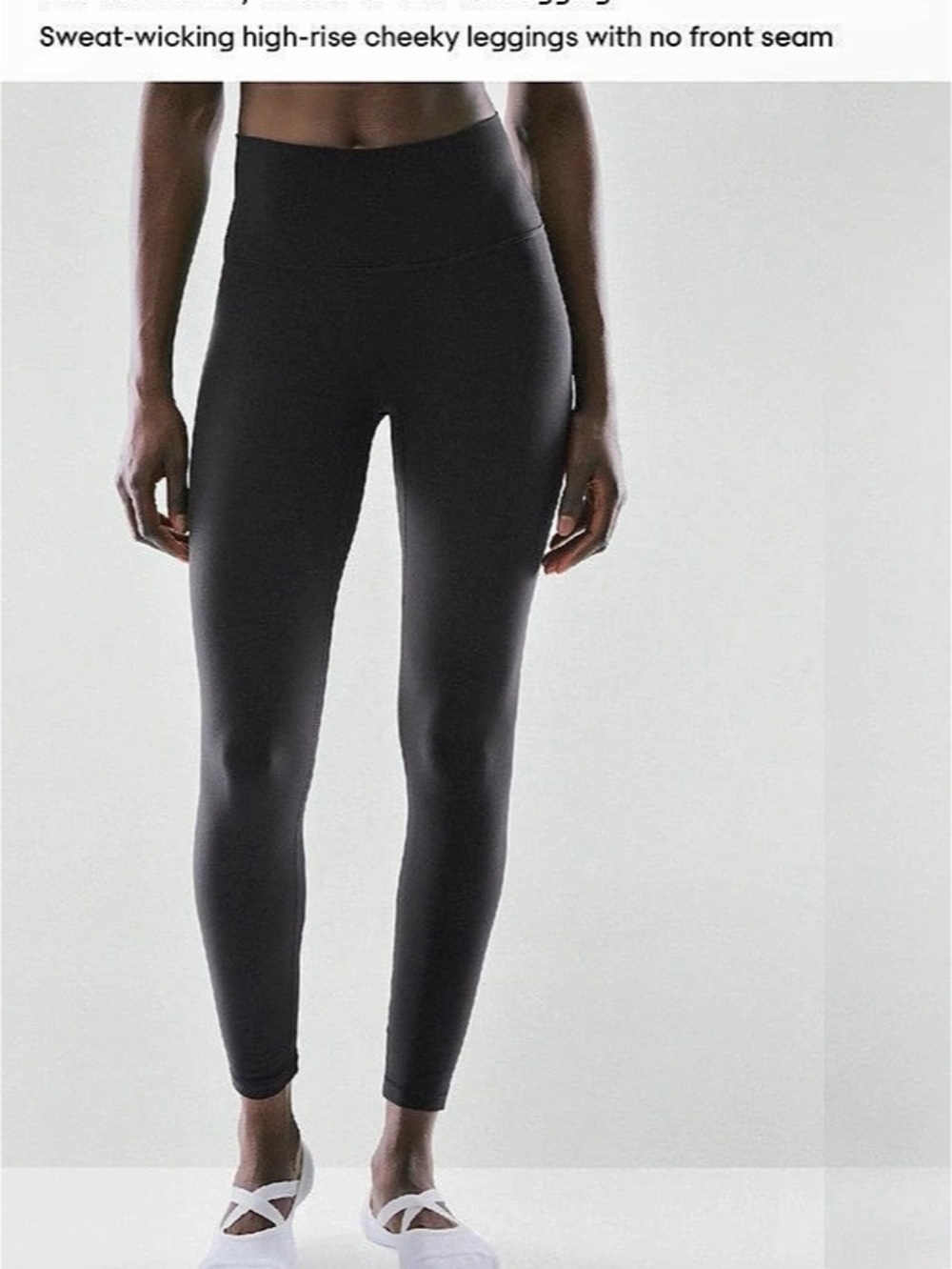 Aritzia BUTTER Cheeky Infinite High-Rise 24" Legging Black Leggings